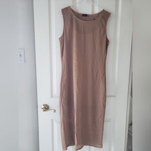 NWOT Gorgeous nude colored bandage dress